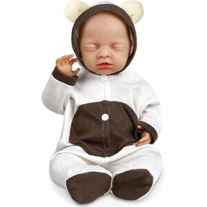 🆕 Brand New - 18-Inch Realistic Girl Anatomically Silicone Body Reborn Baby